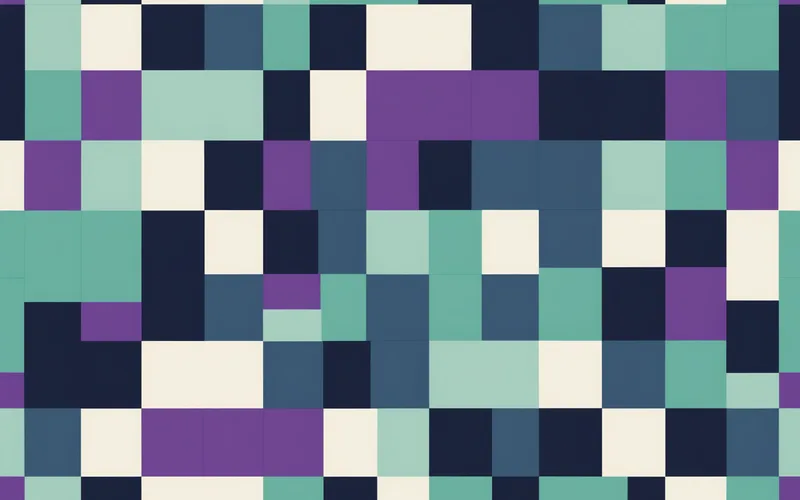 Abstract color token mapping visualization